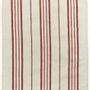 Dish towels - Striped Kitchen Towel Karma Rouge/Ecru 55 X 75 - MAISON VIVARAISE - SDE VIVARAISE WINKLER
