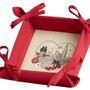 Baskets - Bread Basket Chats Coeur Rouge 20 X 20 X 7 - MAISON VIVARAISE – SDE VIVARAISE WINKLER