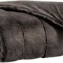 Throw blankets - Throw Asha Asphalte 140 X 180 - MAISON VIVARAISE – SDE VIVARAISE WINKLER