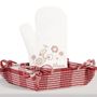 Baskets - Bread Basket Harz Rouge 20 X 20 - MAISON VIVARAISE – SDE VIVARAISE WINKLER