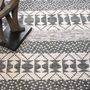 Tapis - Tapis Zambezi Ivoire/charbon 120 x 180 - MAISON VIVARAISE - SDE VIVARAISE WINKLER