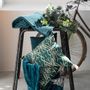 Cushions - Cushion Tess Embroidery Paon 45 X 45 - MAISON VIVARAISE - SDE VIVARAISE WINKLER