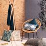 Cushions - Cushion Swami Petrole 45 X 45 - MAISON VIVARAISE – SDE VIVARAISE WINKLER