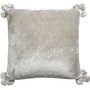 Cushions - Cushion Tender Pompoms Perle 45 X 45 - MAISON VIVARAISE – SDE VIVARAISE WINKLER