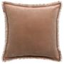 Coussins - Coussin uni Fara Sésame 45 x 45 - MAISON VIVARAISE - SDE VIVARAISE WINKLER