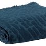 Linge de lit - Jeté Inès Encre 240 x 260 - MAISON VIVARAISE - SDE VIVARAISE WINKLER