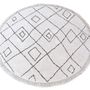 Rugs - Rug Ervin Ivoire/Taupe Diameter 160 - MAISON VIVARAISE - SDE VIVARAISE WINKLER