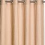 Curtains and window coverings - Curtain Stonewashed Zeff Sable 140 X 280 - MAISON VIVARAISE - SDE VIVARAISE WINKLER