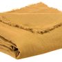 Throw blankets - Throw Nomade Zeff Ocre 130 X 180 - MAISON VIVARAISE – SDE VIVARAISE WINKLER