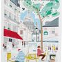 Dish towels - Kitchen Towel Paris Montmartre Ecru 48 X 72 - MAISON VIVARAISE - SDE VIVARAISE WINKLER