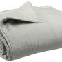 Linge de lit - Jeté uni Nala Perle 180 x 260 - MAISON VIVARAISE - SDE VIVARAISE WINKLER
