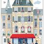 Torchons - Torchon La vie parisienne Blanc 48 x 72 - MAISON VIVARAISE - SDE VIVARAISE WINKLER