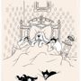 Dish towels - K-Towel Dubout Bonne Nuit Ecru 48 X 72 - MAISON VIVARAISE – SDE VIVARAISE WINKLER