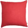 Cushions - Zeff uni cushion Groseille 45 X 45 - MAISON VIVARAISE - SDE VIVARAISE WINKLER