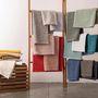 Serviettes de bain - Tapis de bain uni Enzo Mimosa 54 x 110 - MAISON VIVARAISE – SDE VIVARAISE WINKLER