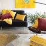 Coussins - Coussin uni Elise Mimosa 45 x 45 - MAISON VIVARAISE – SDE VIVARAISE WINKLER