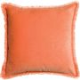 Coussins - Coussin uni Fara Goyave 45 x 45 - MAISON VIVARAISE - SDE VIVARAISE WINKLER