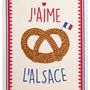 Torchons - Torchon Bretzel alsacien Ecru 48 x 72 - MAISON VIVARAISE – SDE VIVARAISE WINKLER