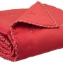 Linge de lit - Jeté uni Nala Groseille 180 x 260 - MAISON VIVARAISE - SDE VIVARAISE WINKLER