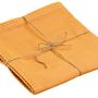 Linge de table textile - Chemin de table recyclé Delia Tournesol 45 x 170 - MAISON VIVARAISE - SDE VIVARAISE WINKLER