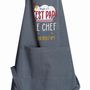 Tabliers de cuisine - Tablier de cuisine Chef Papa Jeans 72 x 90 - MAISON VIVARAISE - SDE VIVARAISE WINKLER