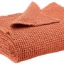 Throw blankets - Throw Stonewashed Maia Citrouille 140 X 200 - MAISON VIVARAISE – SDE VIVARAISE WINKLER