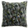 Cushions - Cushion Niki Velvet Fougere 45 X 45 - MAISON VIVARAISE - SDE VIVARAISE WINKLER