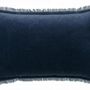 Coussins - Coussin uni Fara Marine 30 x 50 - MAISON VIVARAISE – SDE VIVARAISE WINKLER