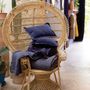 Coussins - Coussin uni Fara Marine 30 x 50 - MAISON VIVARAISE – SDE VIVARAISE WINKLER