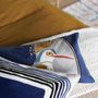 Coussins - Coussin brodé Cassie Marine 30 x 50 - MAISON VIVARAISE - SDE VIVARAISE WINKLER