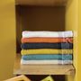 Bath towels - Recycled Maxi Bath Towel Abby Emeraude 90 X 150 - MAISON VIVARAISE – SDE VIVARAISE WINKLER