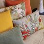 Coussins - Coussin recyclé brodé Gina Multico 30 x 50 - MAISON VIVARAISE - SDE VIVARAISE WINKLER