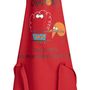 Tabliers de cuisine - Tablier de cuisine Shadoks Plus ça rate recyclé Rouge 72 x 90 - MAISON VIVARAISE – SDE VIVARAISE WINKLER