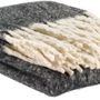 Throw blankets - Throw Isabel Caviar 130 X 160 - MAISON VIVARAISE – SDE VIVARAISE WINKLER