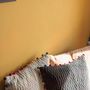 Cushions - Cushion Gastounet Cacao 45 X 45 - MAISON VIVARAISE - SDE VIVARAISE WINKLER
