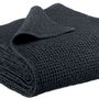 Throw blankets - Throw Stonewashed Maia Caviar 140 X 200 - MAISON VIVARAISE – SDE VIVARAISE WINKLER