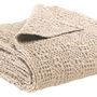 Throw blankets - Throw Stonewashed Tana Creme 140 X 200 - MAISON VIVARAISE – SDE VIVARAISE WINKLER