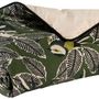 Bed linens - Zazu Chambray Quilt Olive 85 X 200 - MAISON VIVARAISE – SDE VIVARAISE WINKLER