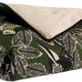 Throw blankets - Zazu Chambray blanket Olive 135 X 200 - MAISON VIVARAISE – SDE VIVARAISE WINKLER