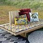 Bed linens - Eiderdown Zazu Velvet Gold 85 X 200 - MAISON VIVARAISE – SDE VIVARAISE WINKLER