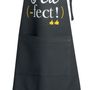 Aprons - Recycled Father-fect cooking apron Noir 72 X 90 - MAISON VIVARAISE - SDE VIVARAISE WINKLER