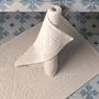 Bath towels - Enzo Rug Neige 70 X 140 - MAISON VIVARAISE – SDE VIVARAISE WINKLER