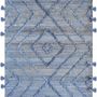 Tapis - Tapis Worgan denim Bleu/ivoire 120 x 180 - MAISON VIVARAISE – SDE VIVARAISE WINKLER