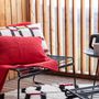 Plaids - Plaid stonewashed Maia Groseille 140 x 200 - MAISON VIVARAISE – SDE VIVARAISE WINKLER