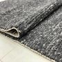 Customizable objects - BW 104, Bubble Plaited Pebble Stone Weave Handwoven Fireproof Rug mat - INDIAN RUG GALLERY