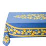 Table linen - Centered Printed Tablecloth - Citron - TISSUS TOSELLI