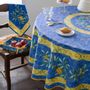 Linge de table textile - Nappe Imprimée Placée - Cigale - TISSUS TOSELLI