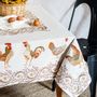 Linge de table textile - Nappe Jacquard - Chanteclair - TISSUS TOSELLI