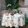 Linge de table textile - Nappe Organza - Rosier Grimpant - TISSUS TOSELLI