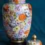 Décorations florales - Vase émaillé - Abondance florale - TRESORIENT
